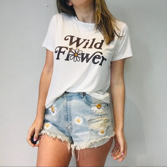 NEW Wild Flower daisy tee - Picture 4 of 7